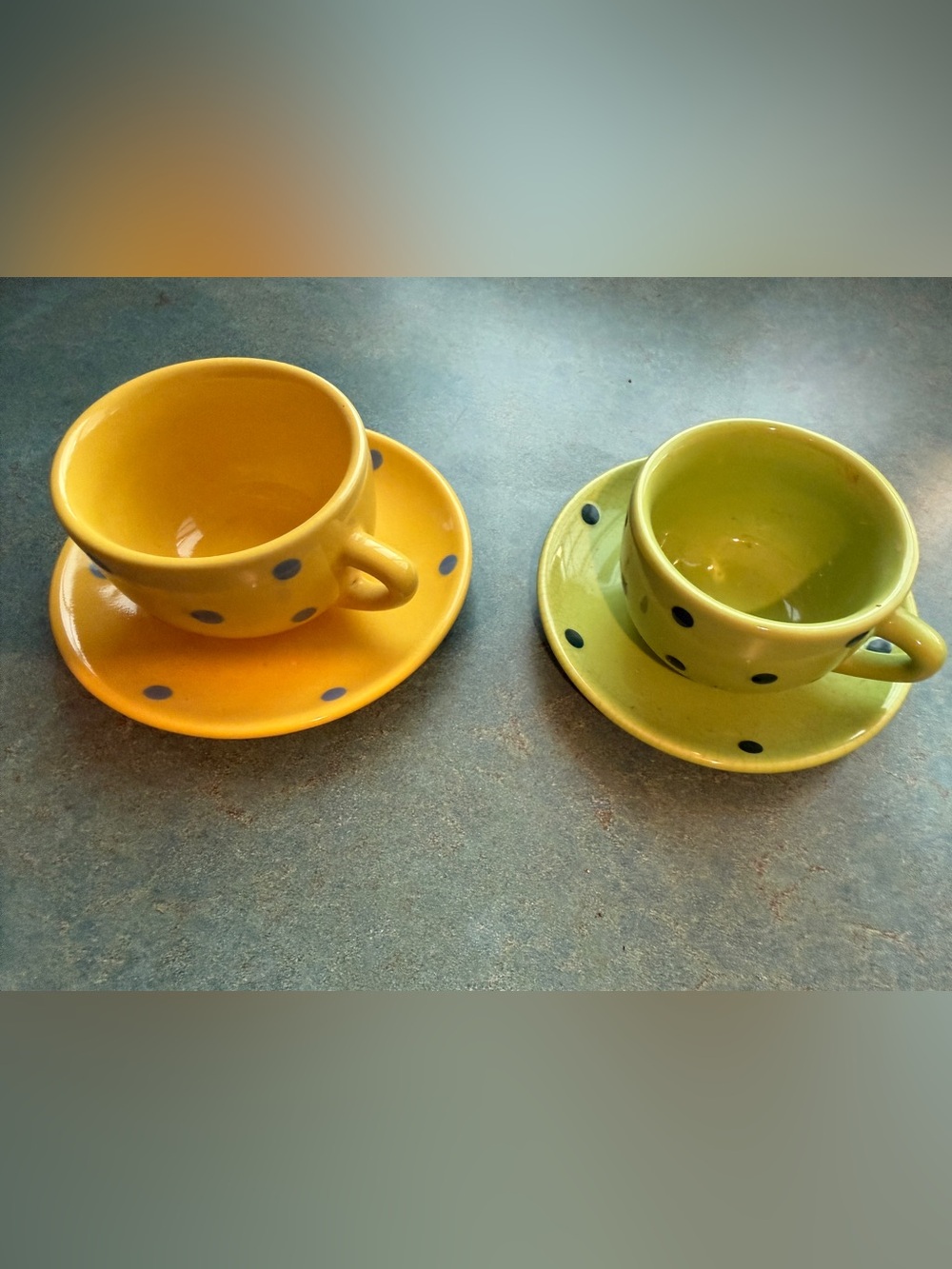 Vintage Colorful Mini Tea Cups